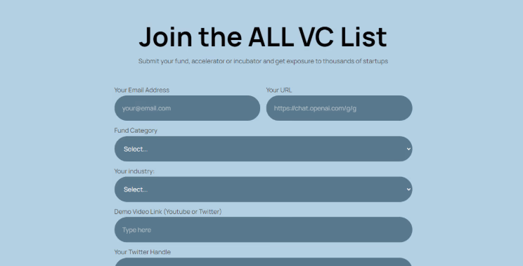 allVCList preview