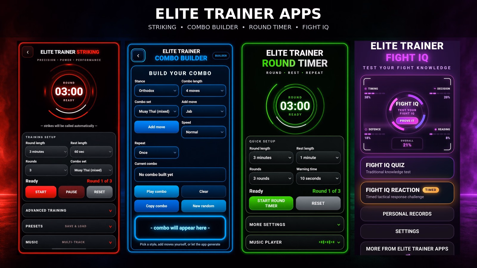 Elite Trainer Apps | Boxing, Muay Thai, MMA & Fight Training preview