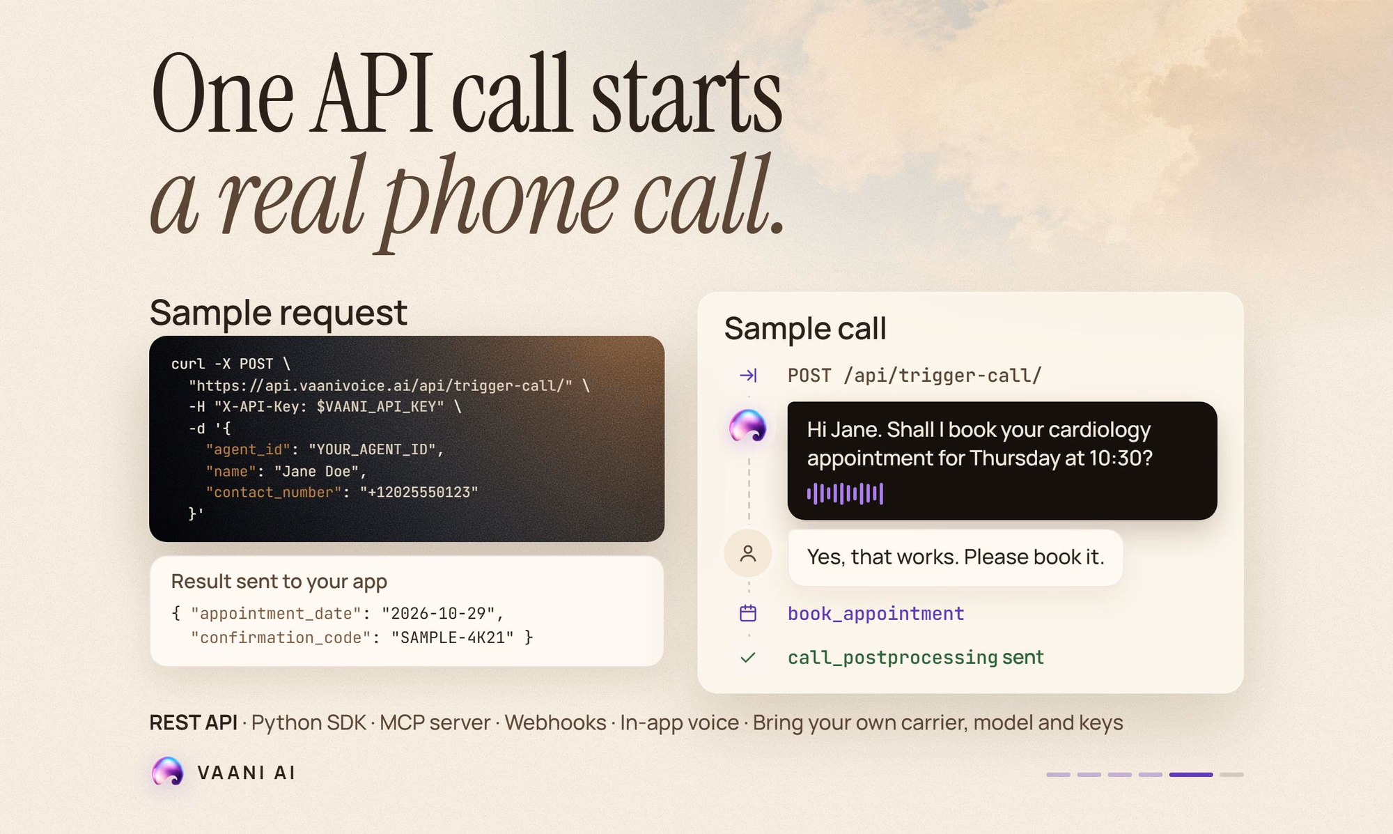 Vaani Developer Platform preview