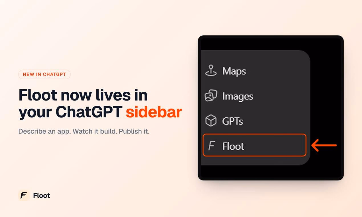 Floot in ChatGPT preview