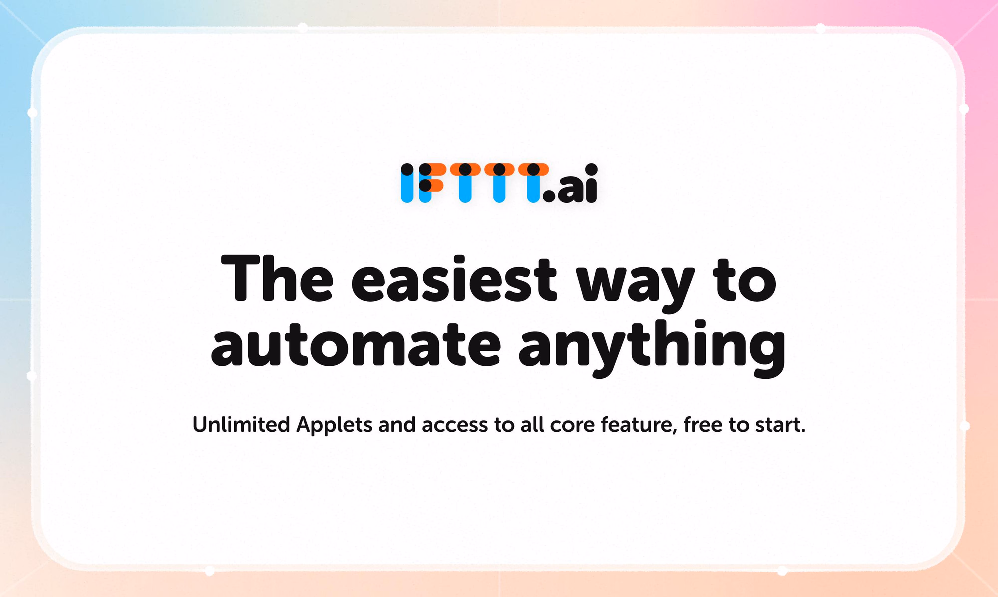 IFTTT.ai preview