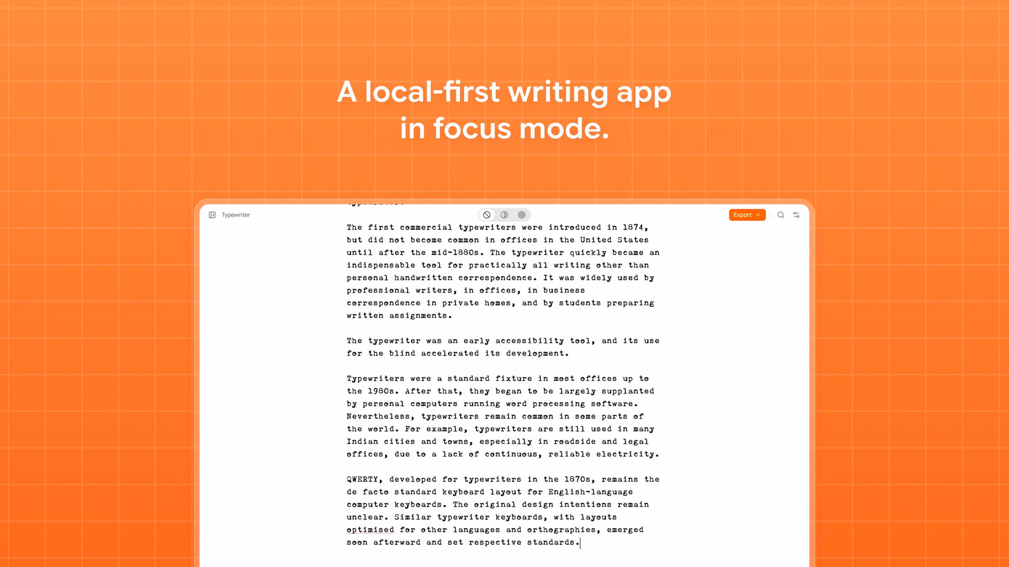 FocusWrite preview