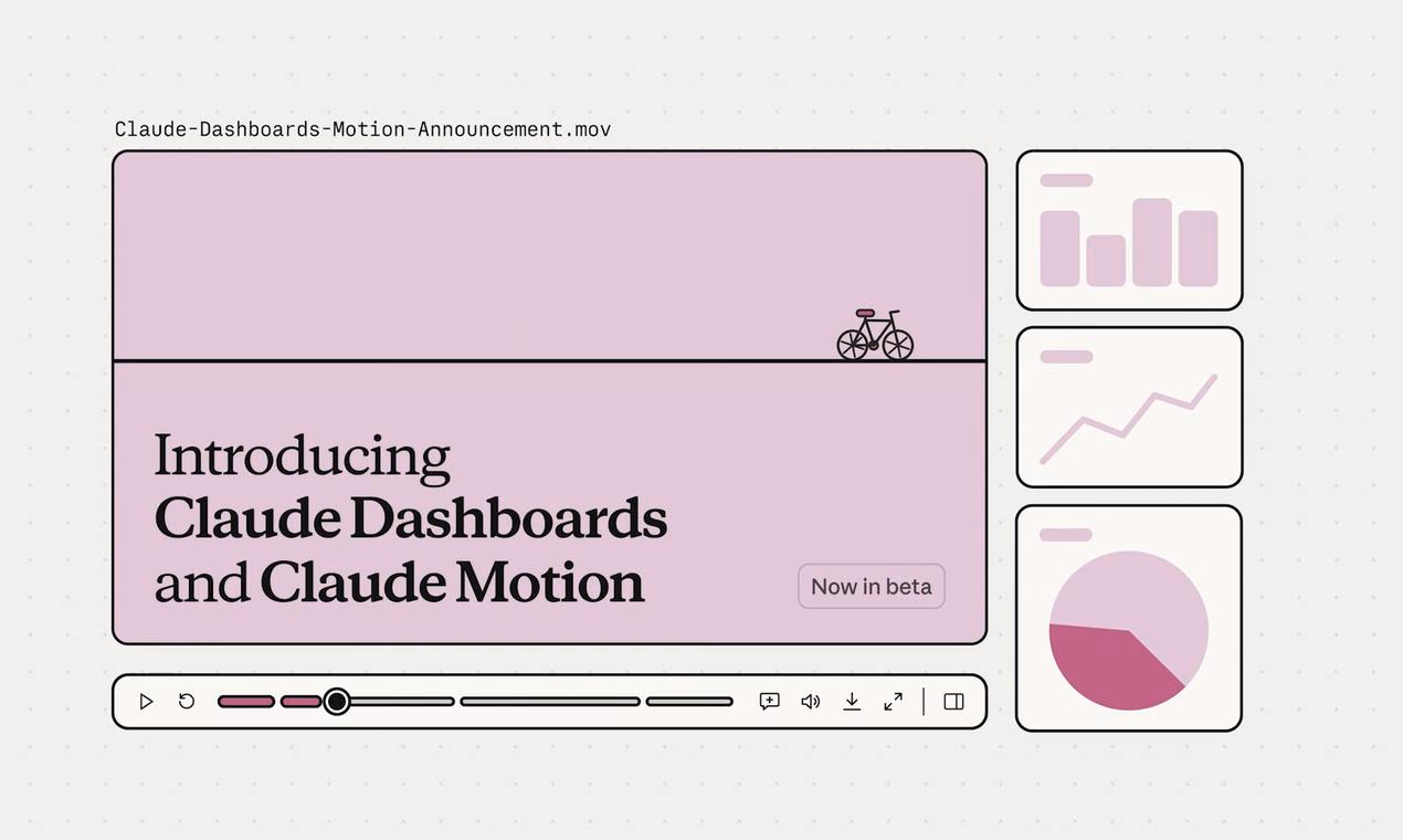Claude Dashboards & Motion preview