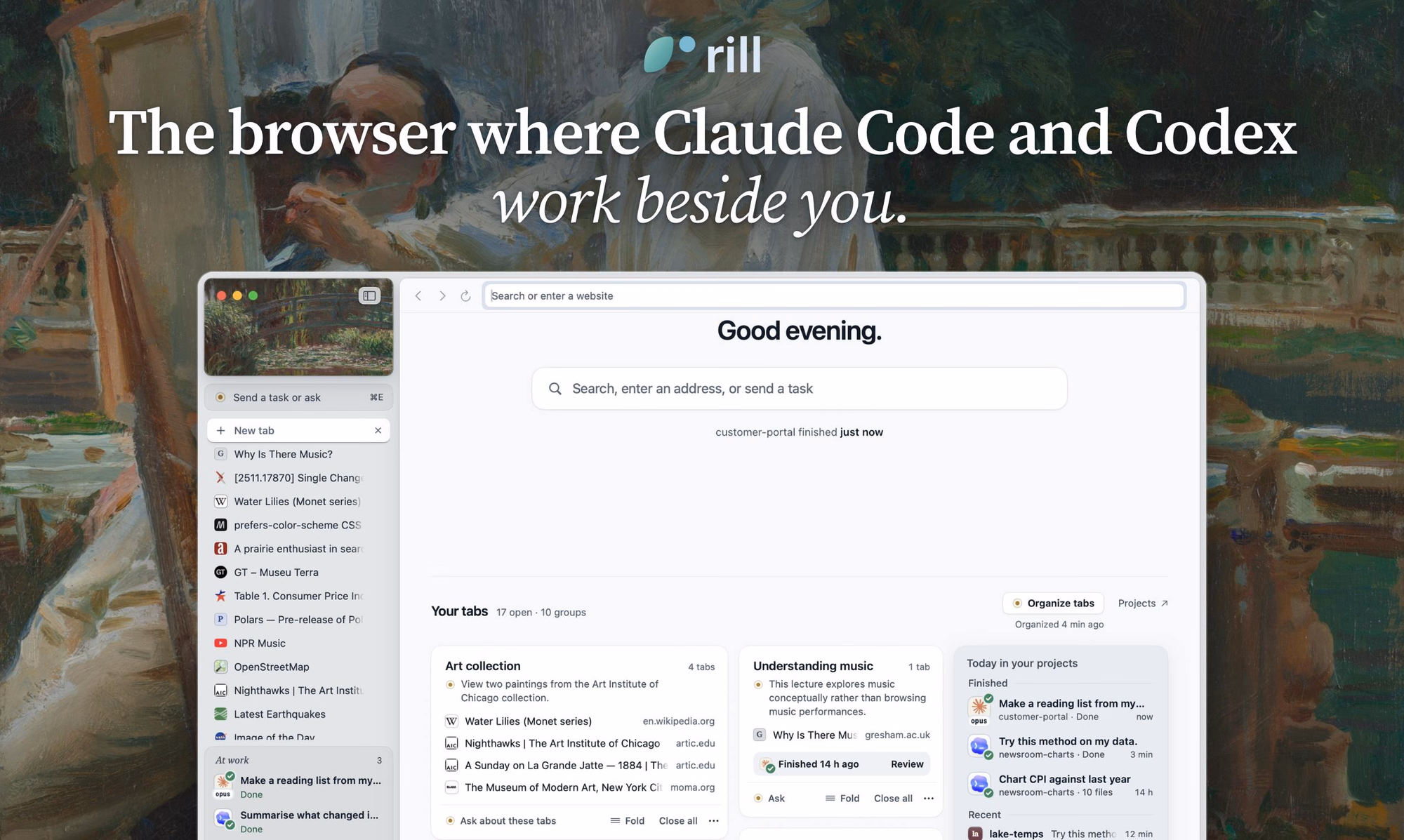 Rill Browser preview