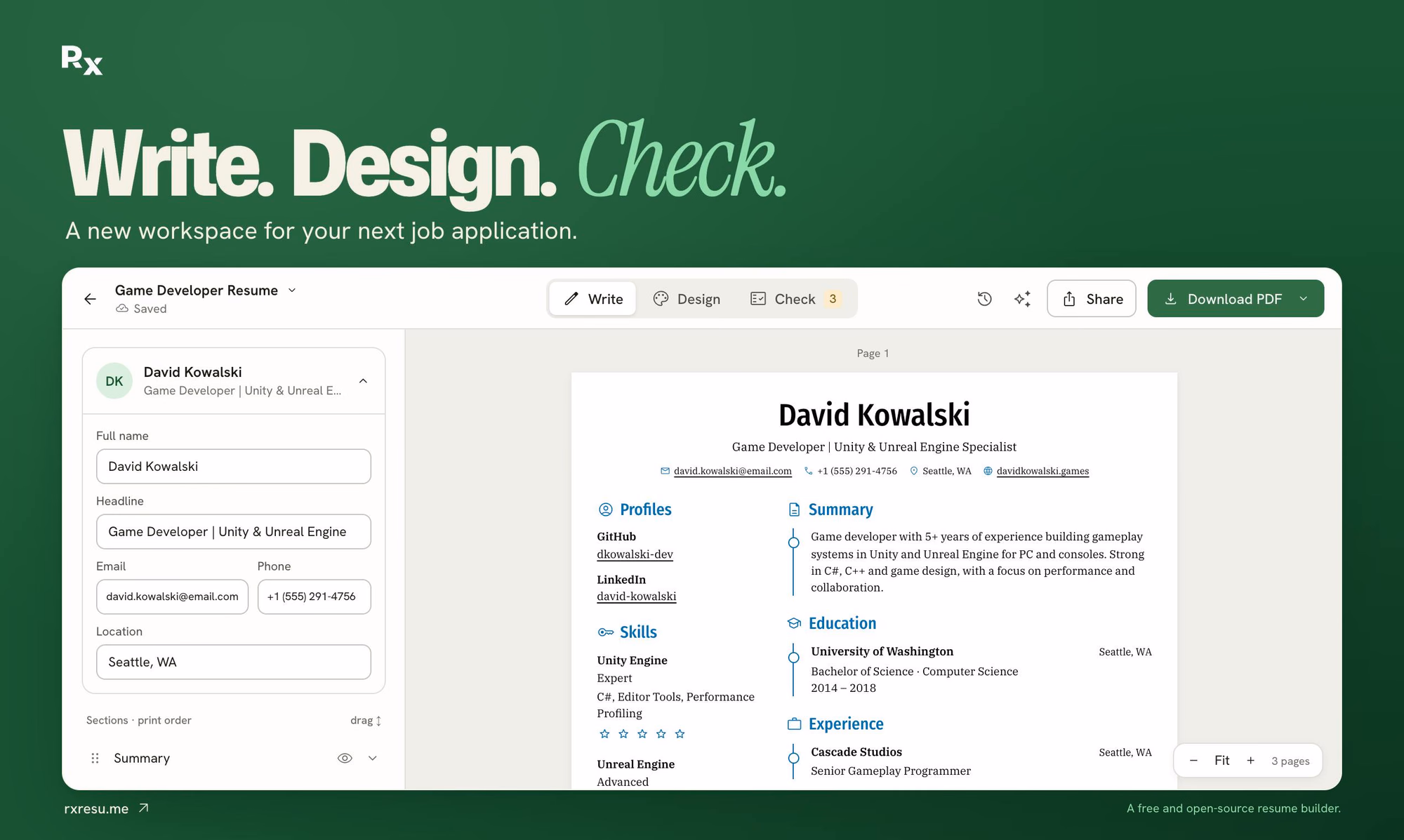 Reactive Resume v6