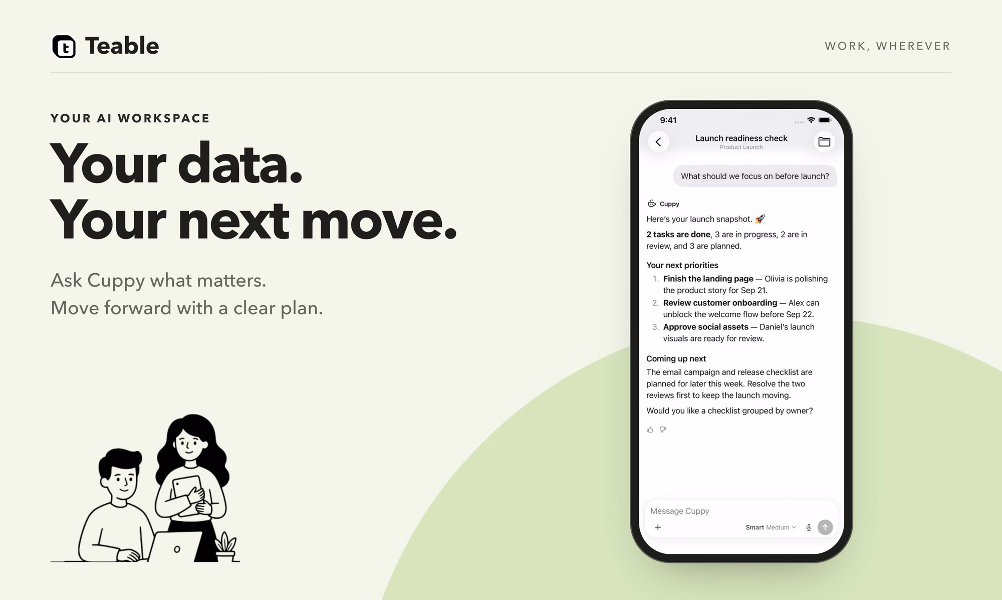 Teable Mobile preview