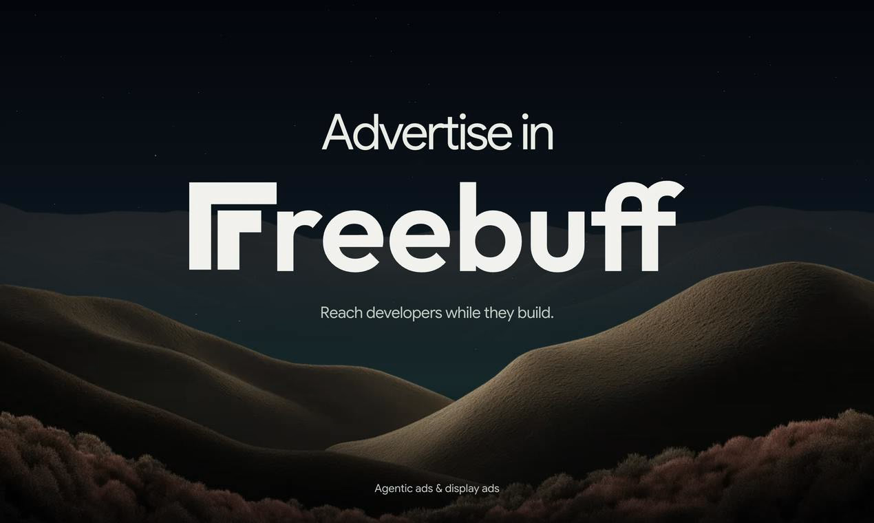 Freebuff Ads preview
