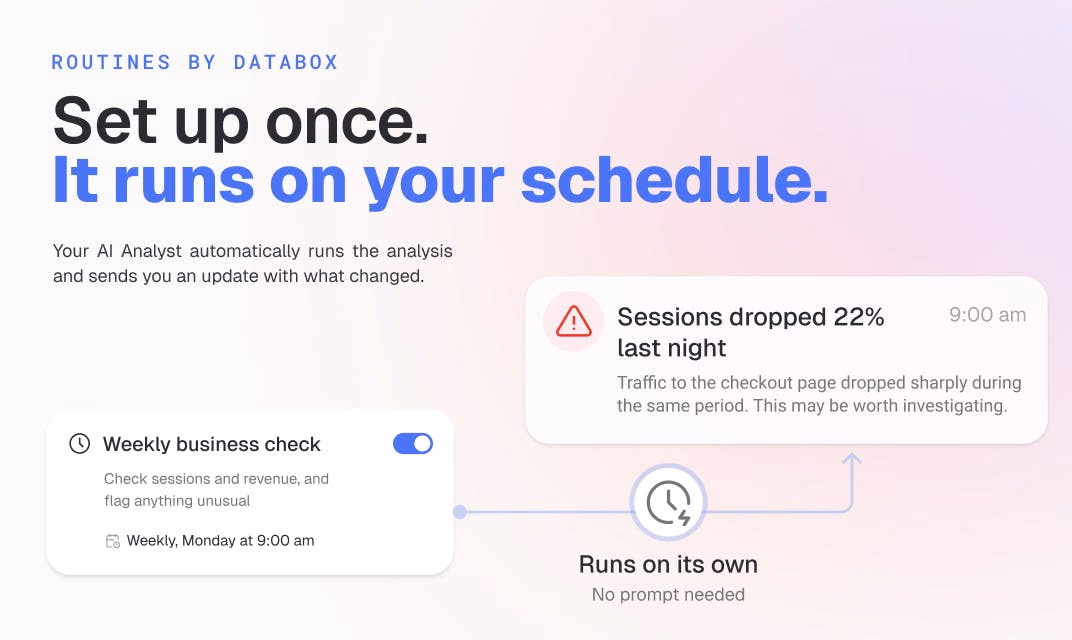 Routines by Databox preview