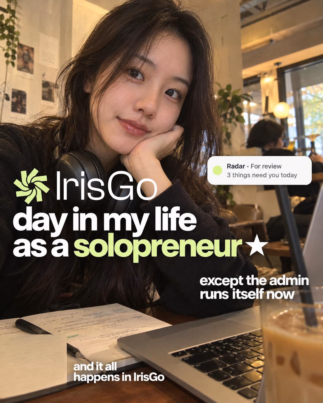 IrisGo for Solopreneurs preview