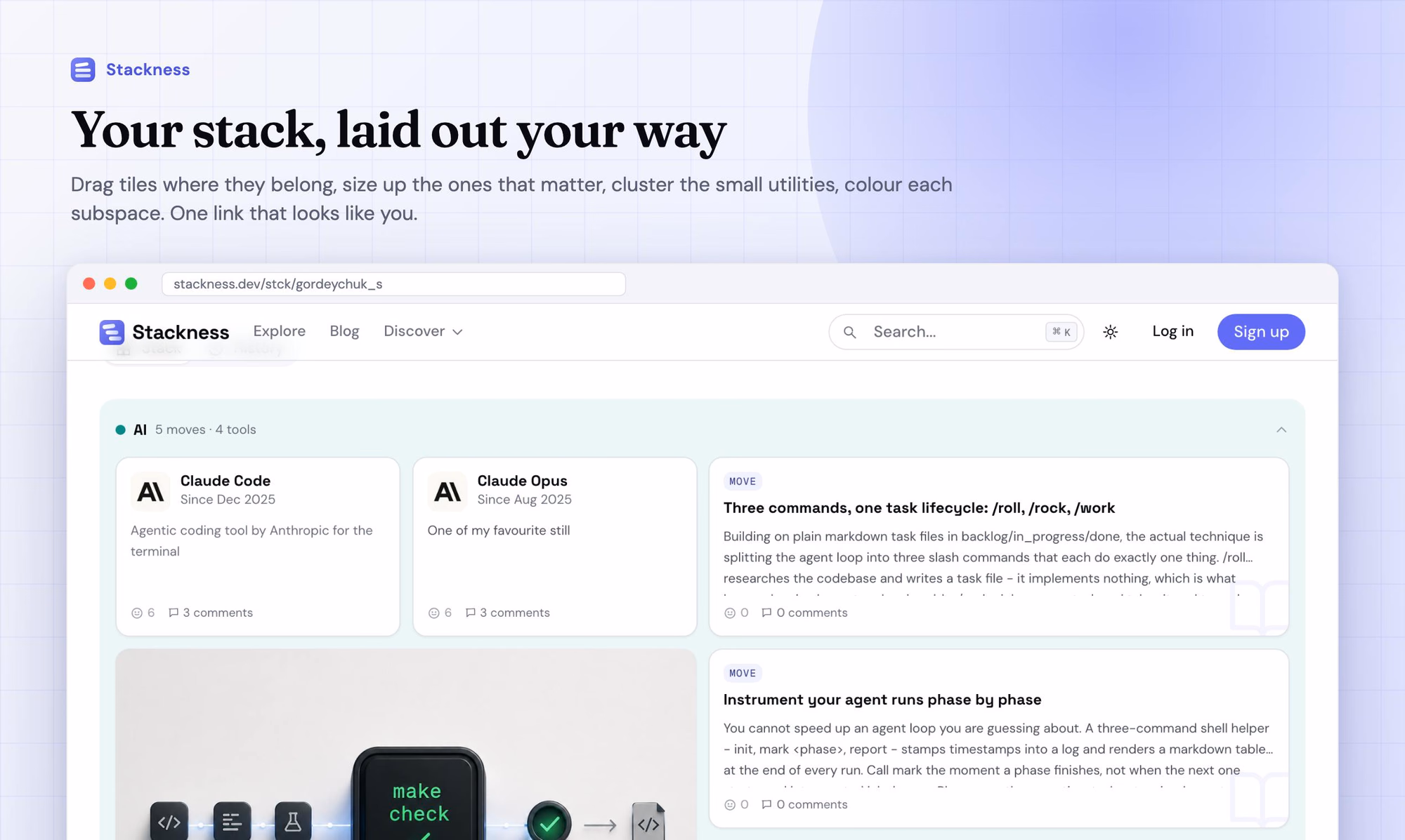 Stackness preview