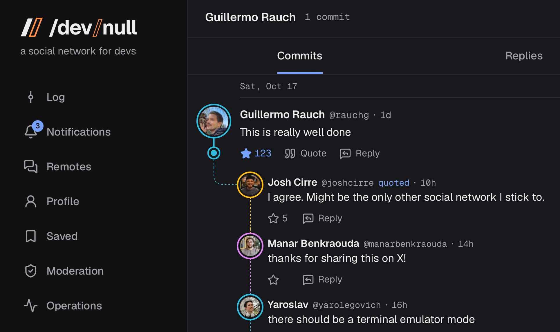 /dev/null preview