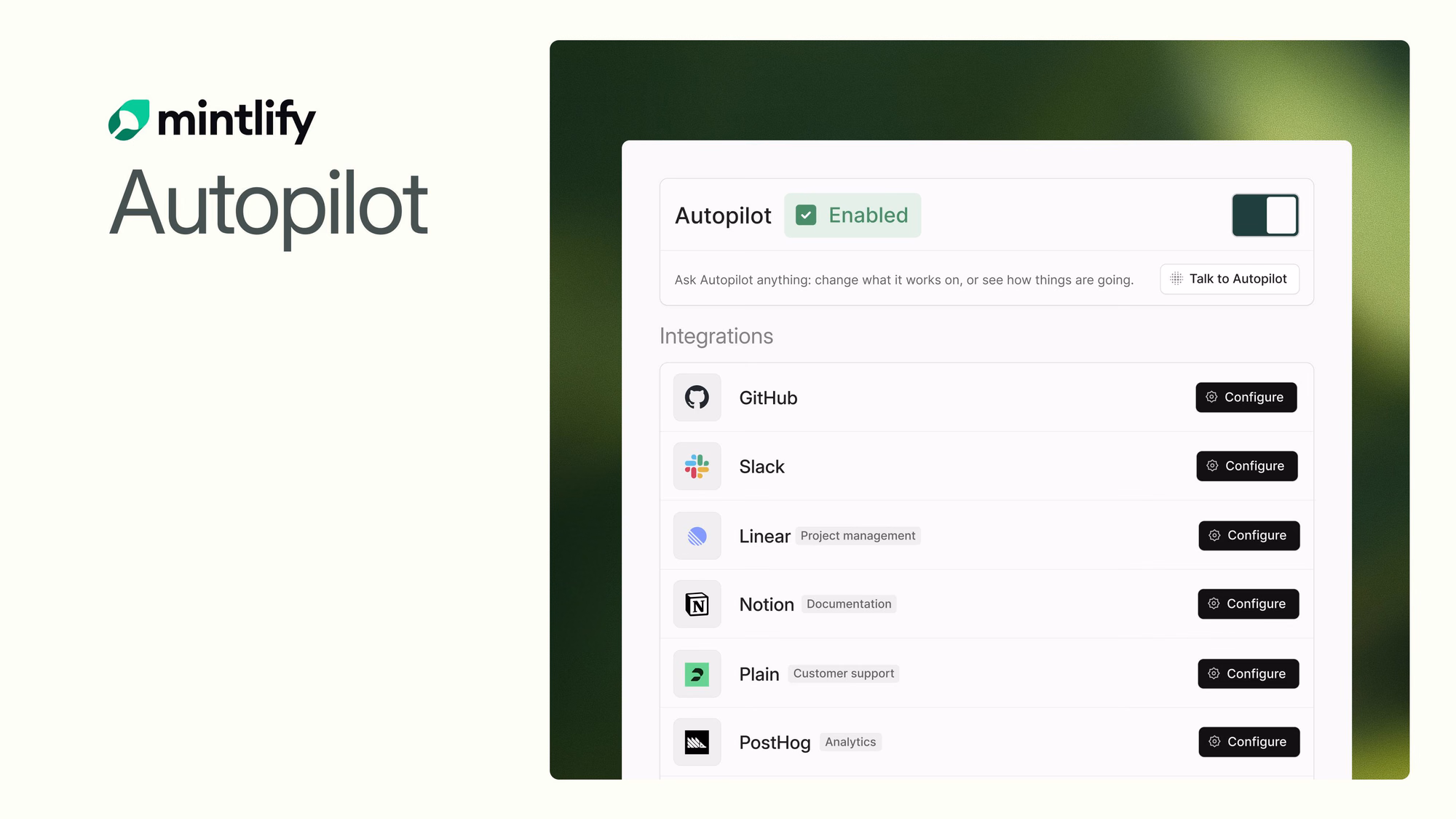 Mintlify Autopilot preview