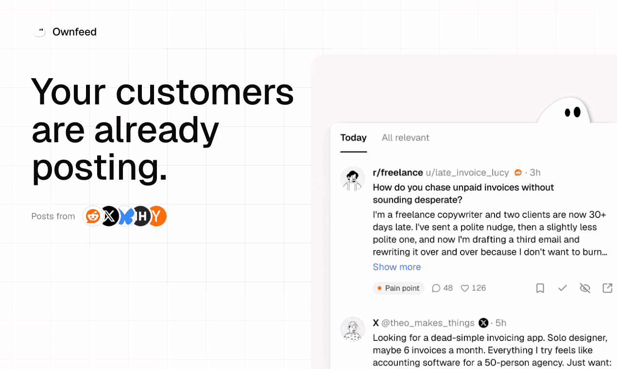 Ownfeed preview