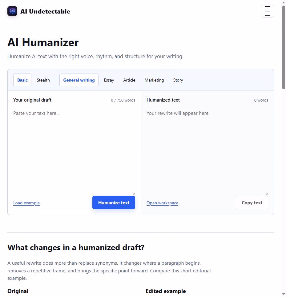 AIUndetectable preview