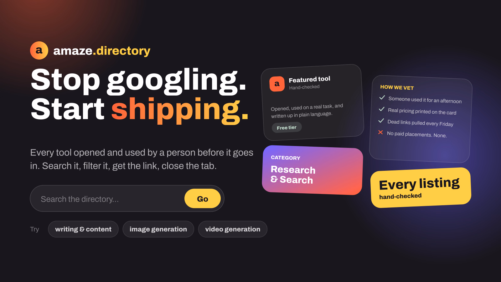 amaze.directory preview