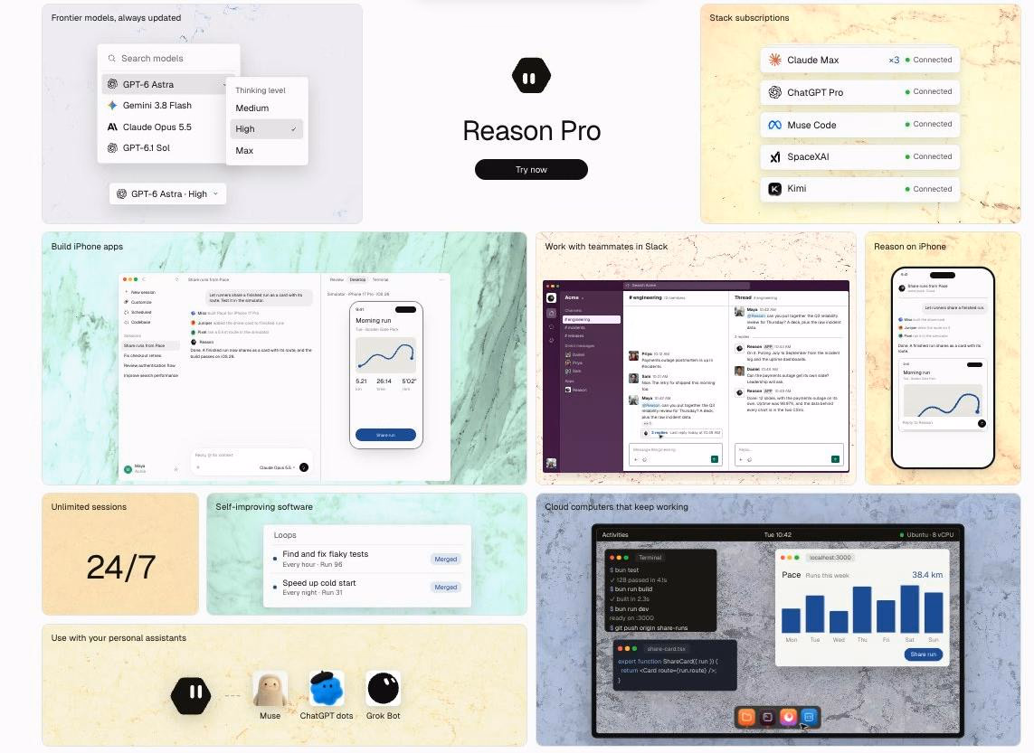 Reason preview