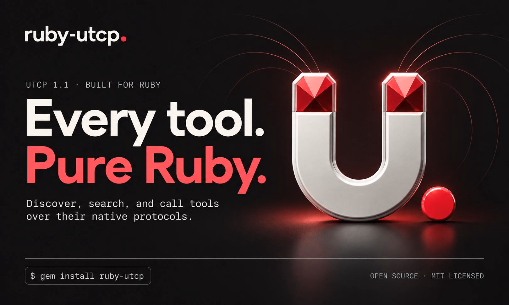 Ruby UTCP preview