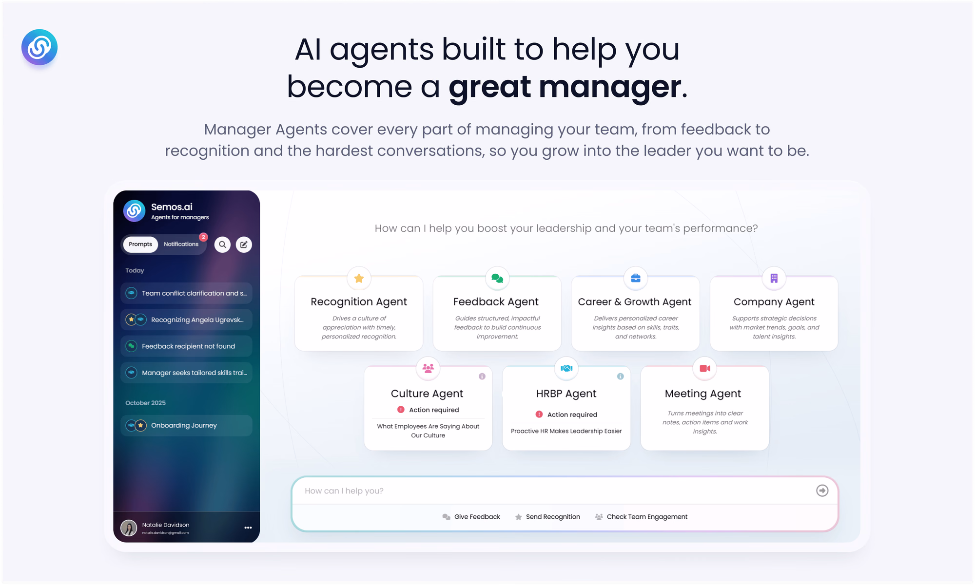 Semos.ai Manager Agents preview