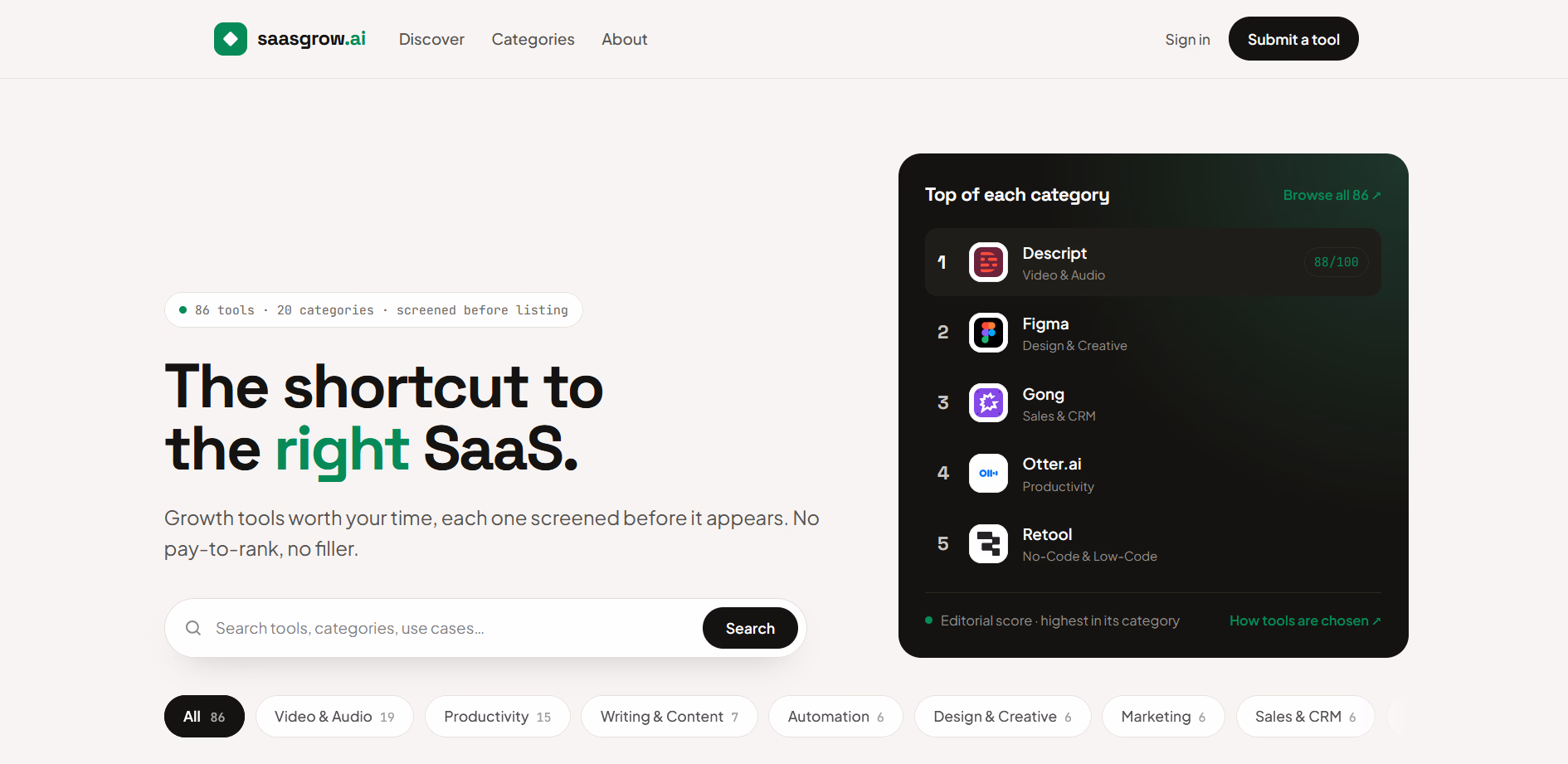 saasgrow.ai preview