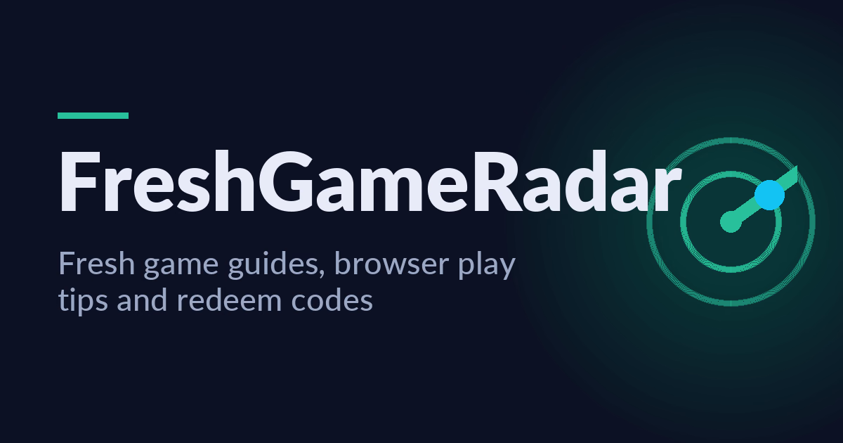 FreshGameRadar preview
