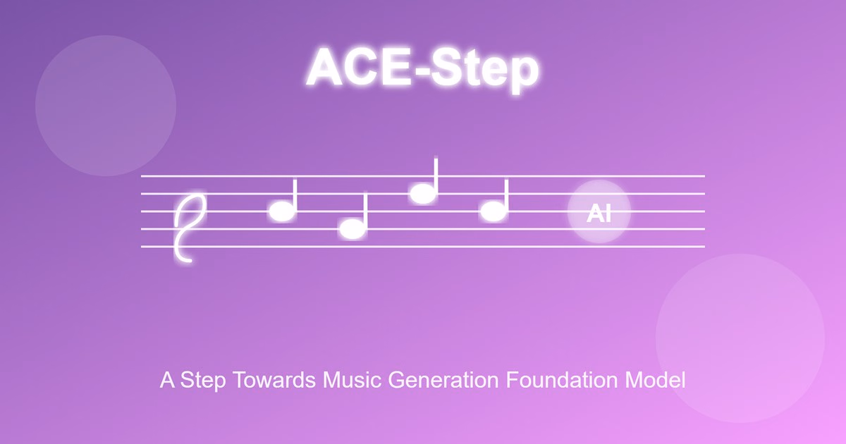 ACE-Step: AI Music Generation Foundation Model preview