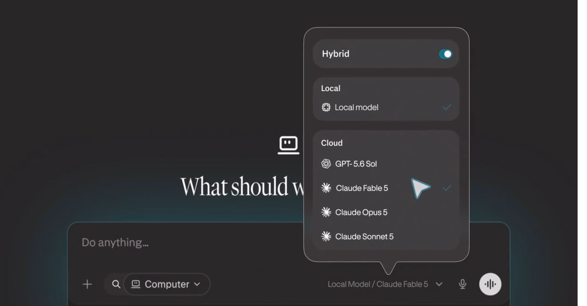 Perplexity Hybrid Compute preview