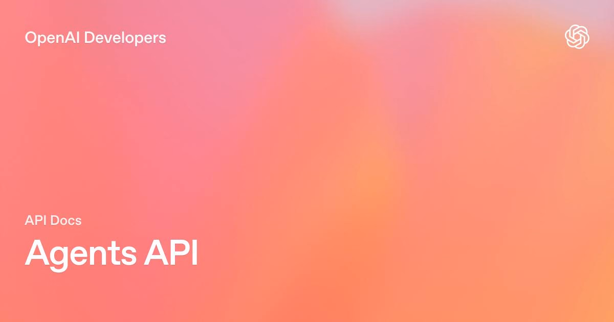 OpenAI Agents API preview