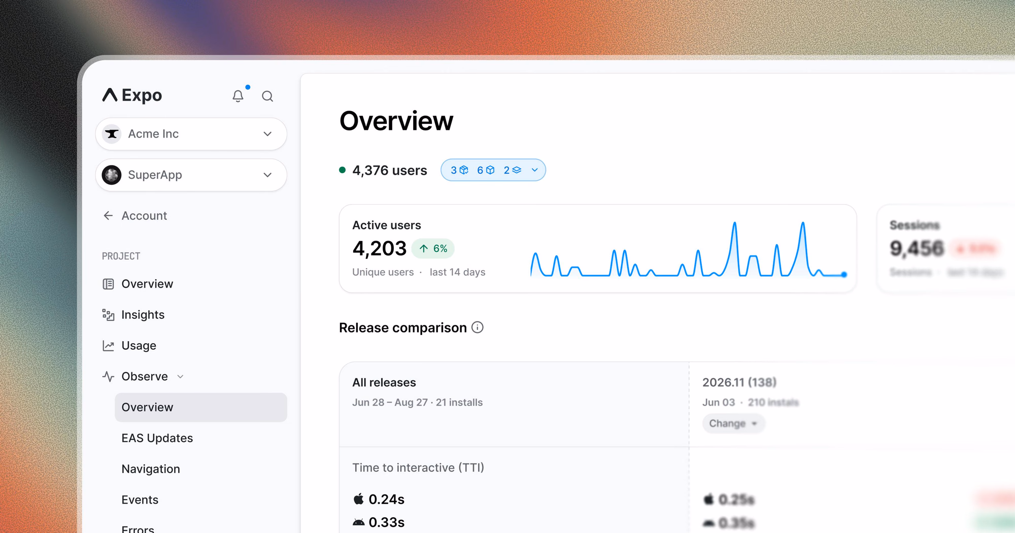 EAS Observe preview