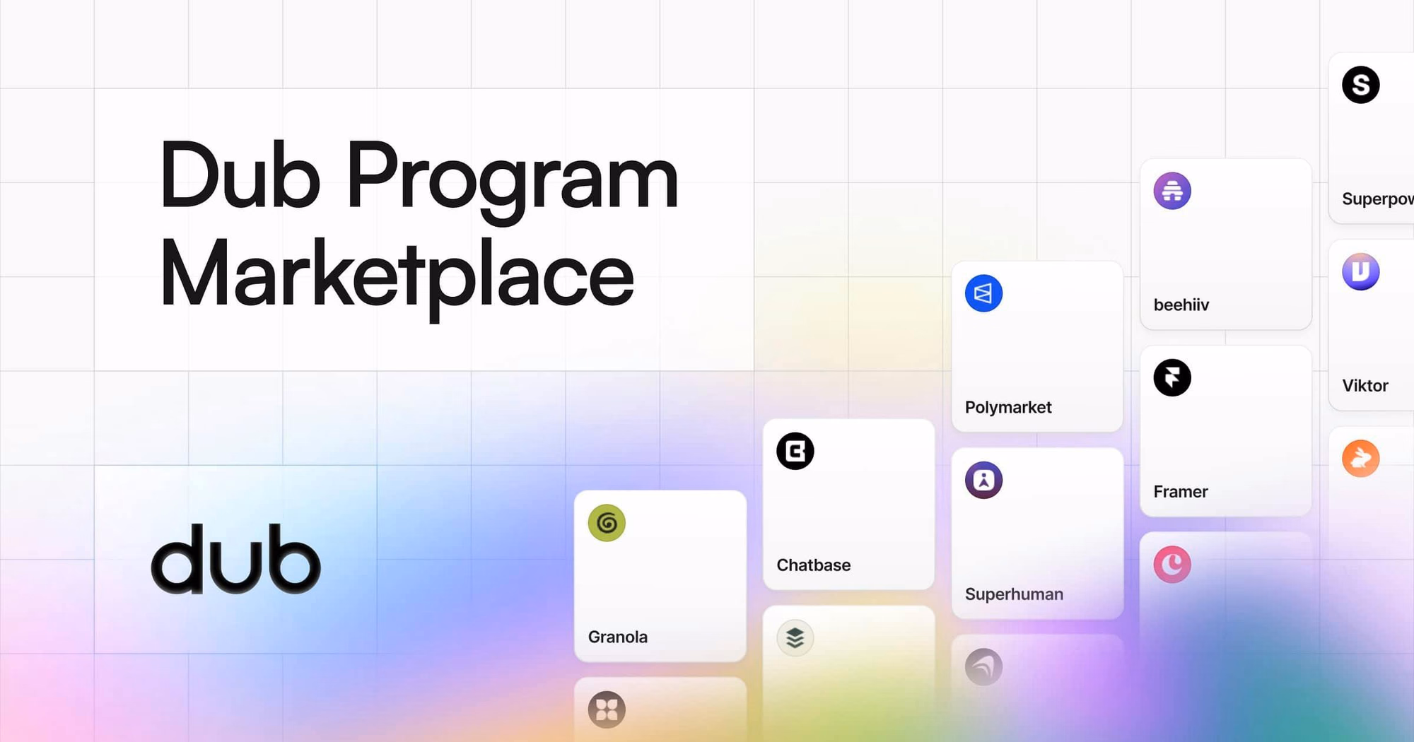 Dub Program Marketplace preview