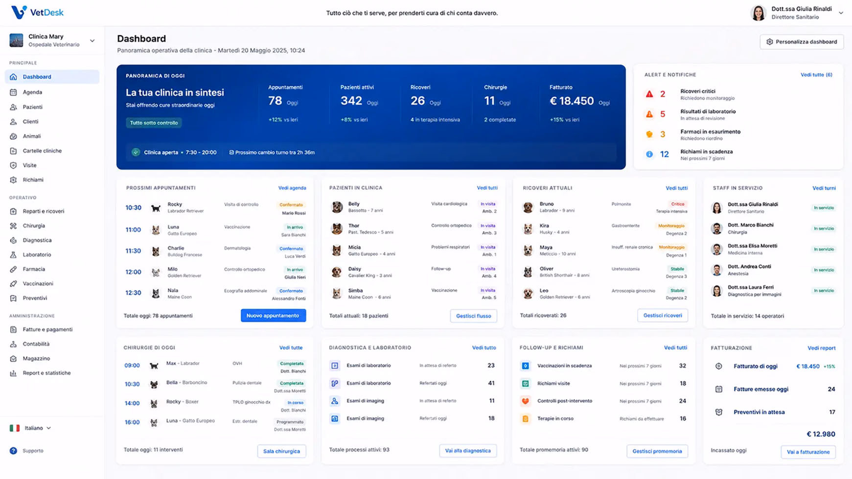 VetDesk preview