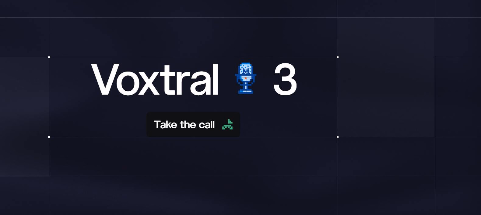 Mistral Voxtral 3 preview