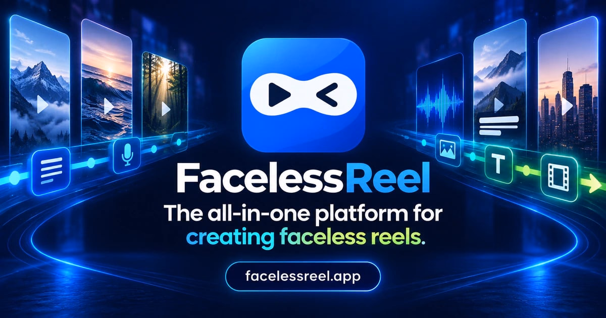AI Faceless Reels Generator for Shorts | FacelessReel preview