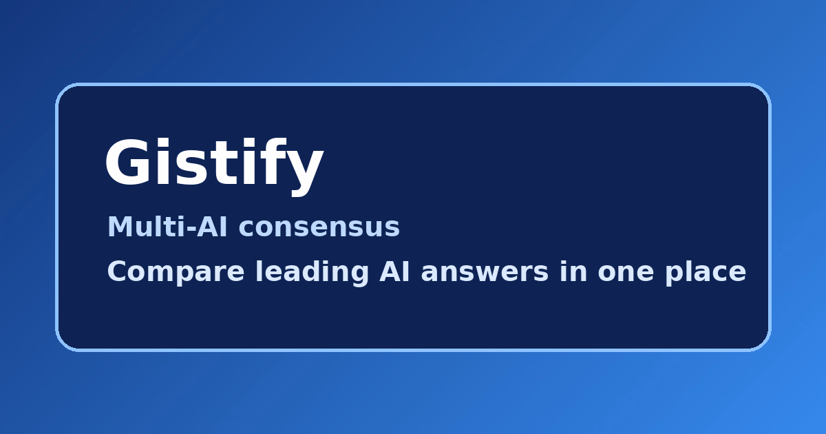 Gistify preview