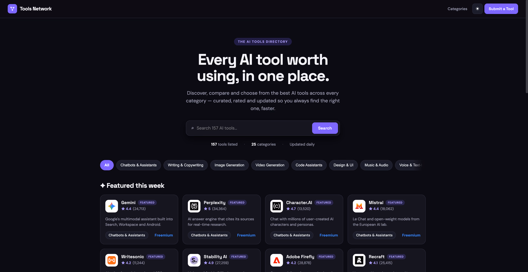 Tools Network preview
