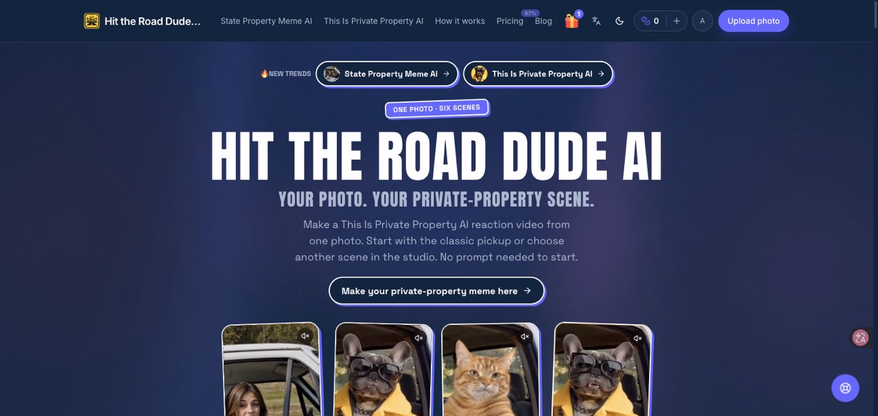 Hit the Road Dude AI preview