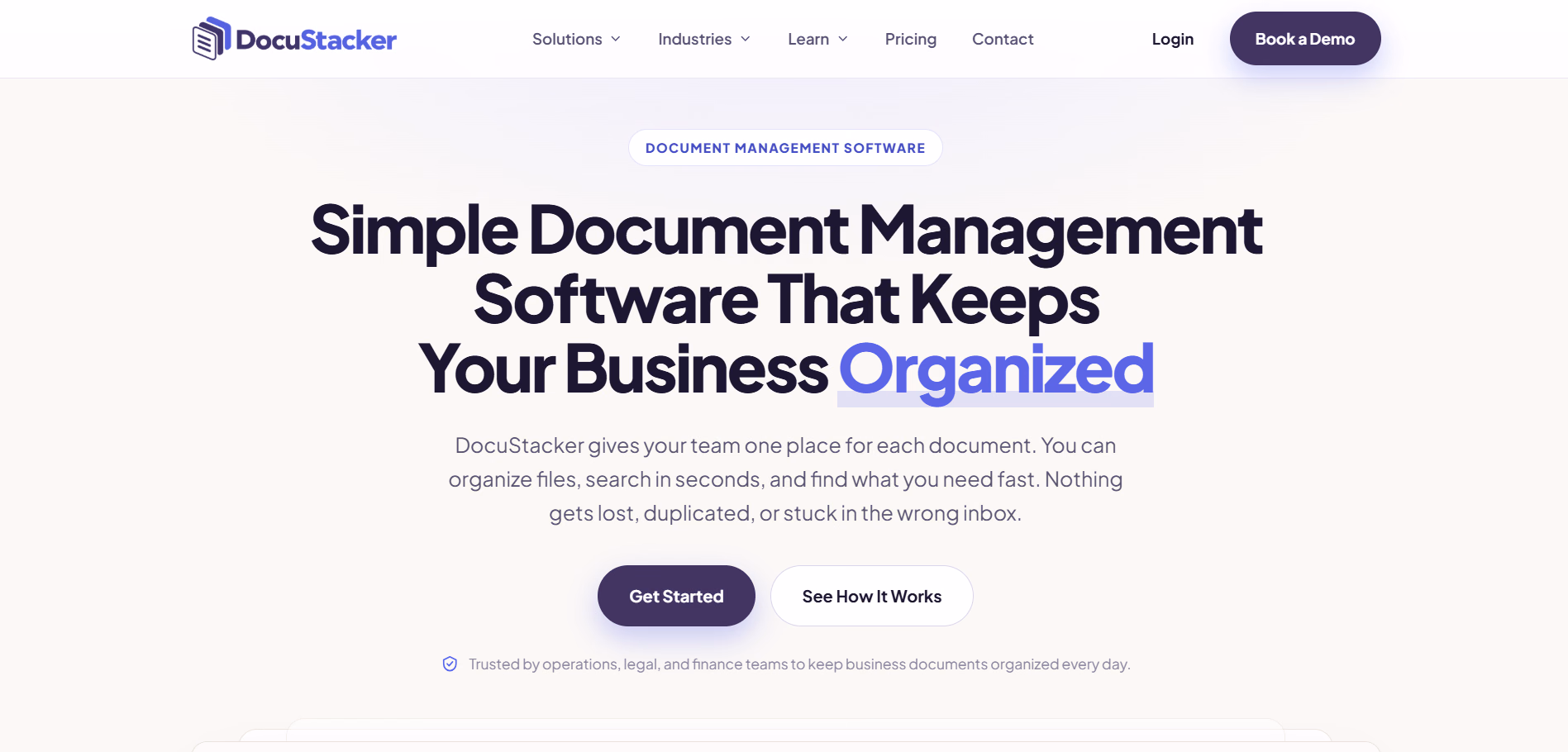Document Management Software | DocuStacker preview