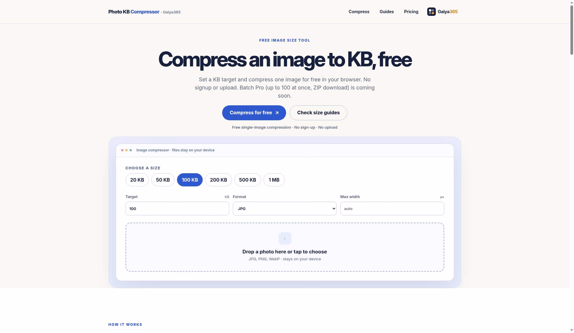 Photo KB Compressor · Gaiya365 preview