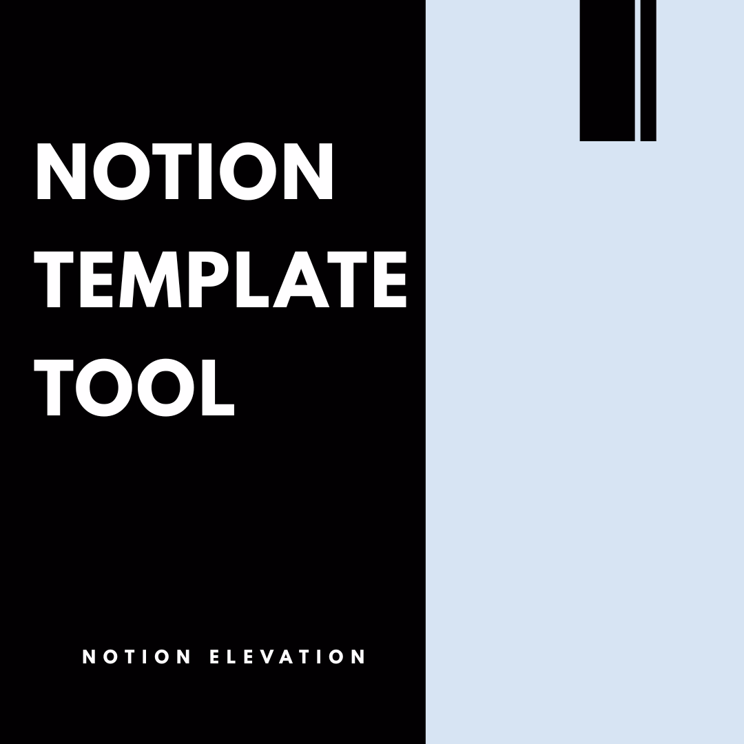 Notion Template Recommender • Notion Elevation preview