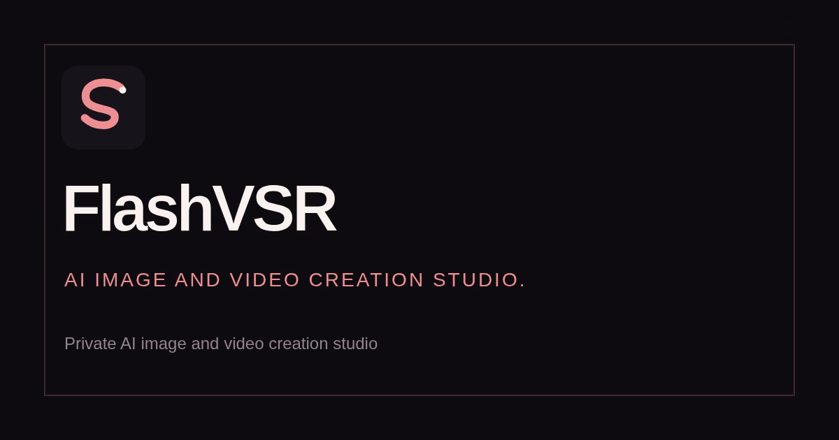 FlashVSR - Fast AI Video Super-Resolution & 4K Upscaler Online preview