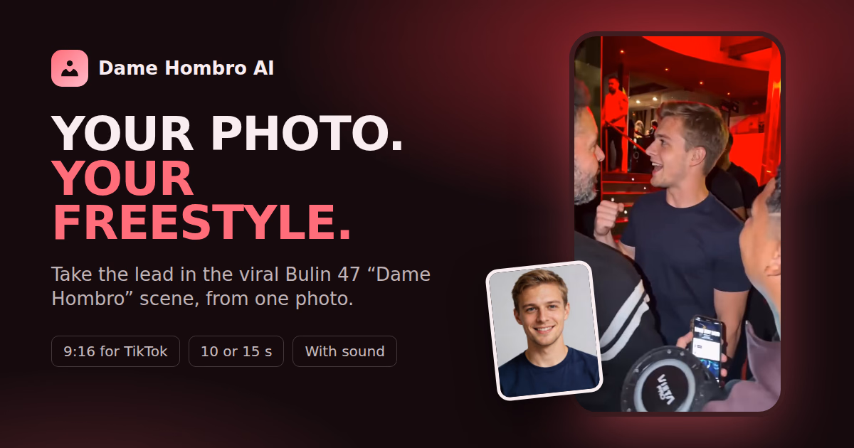 Dame Hombro AI preview