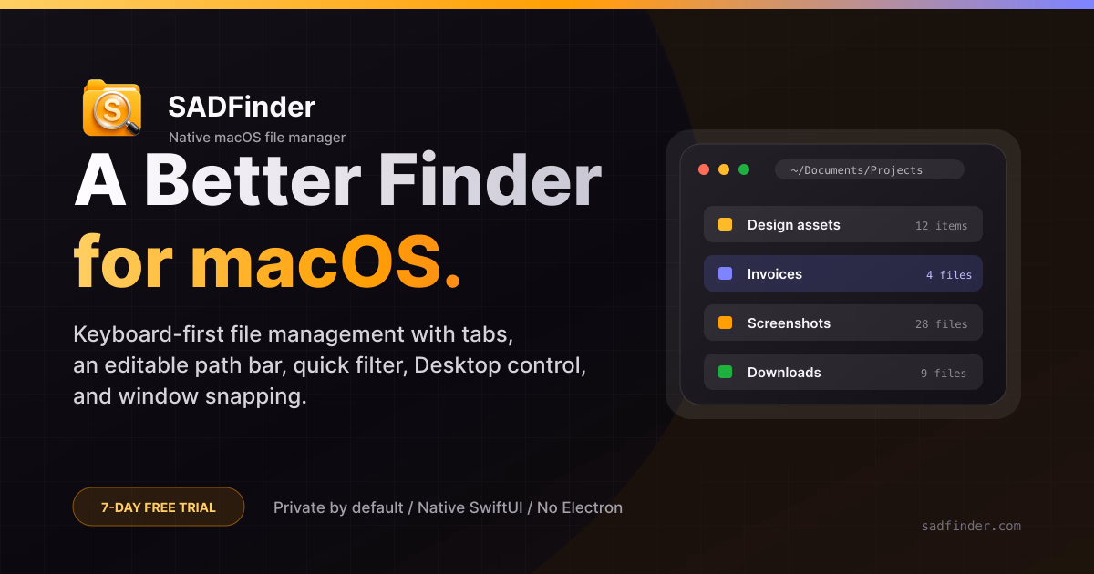 SADFinder preview