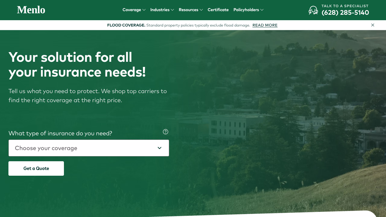 Menlo Insurance MCP preview