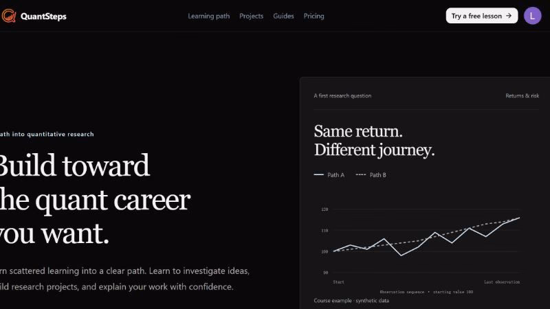 QuantSteps preview