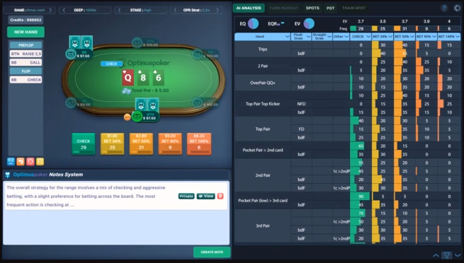Optimus Poker preview
