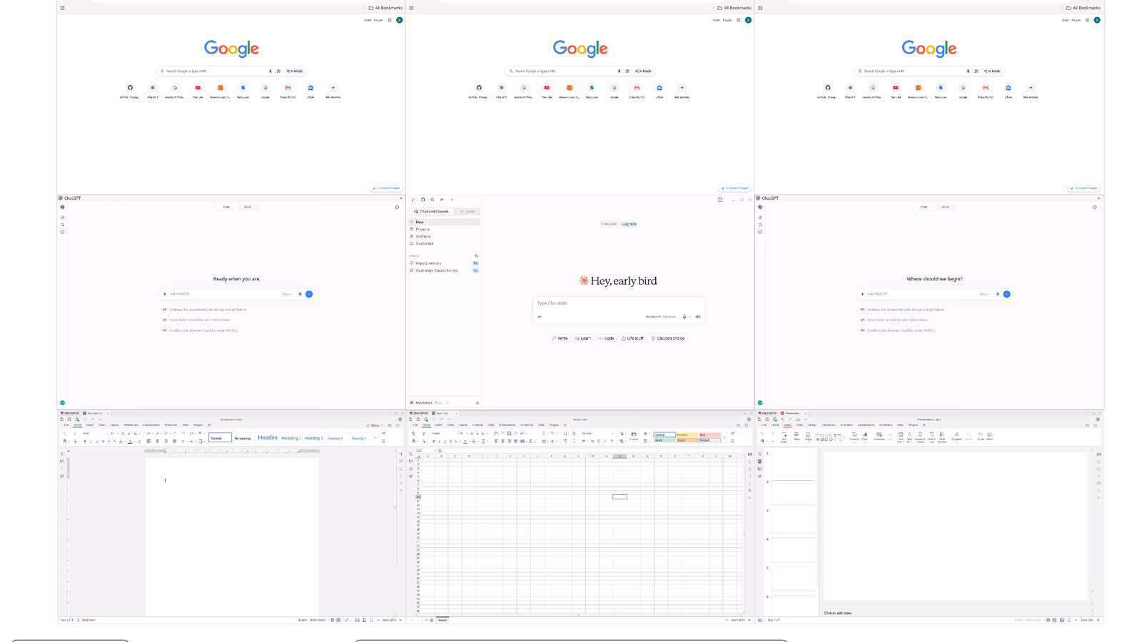 Novastart - The Infinite Canvas OS preview