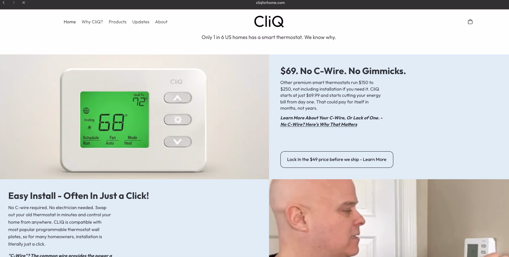 CliQ For Home preview
