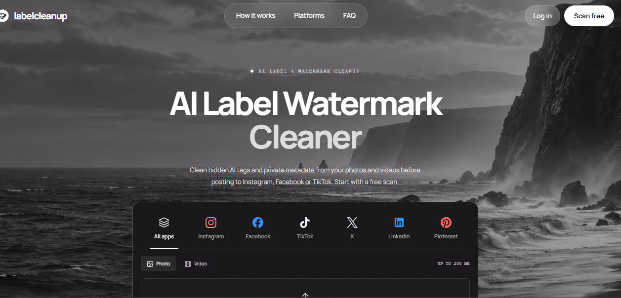 Label Cleanup preview