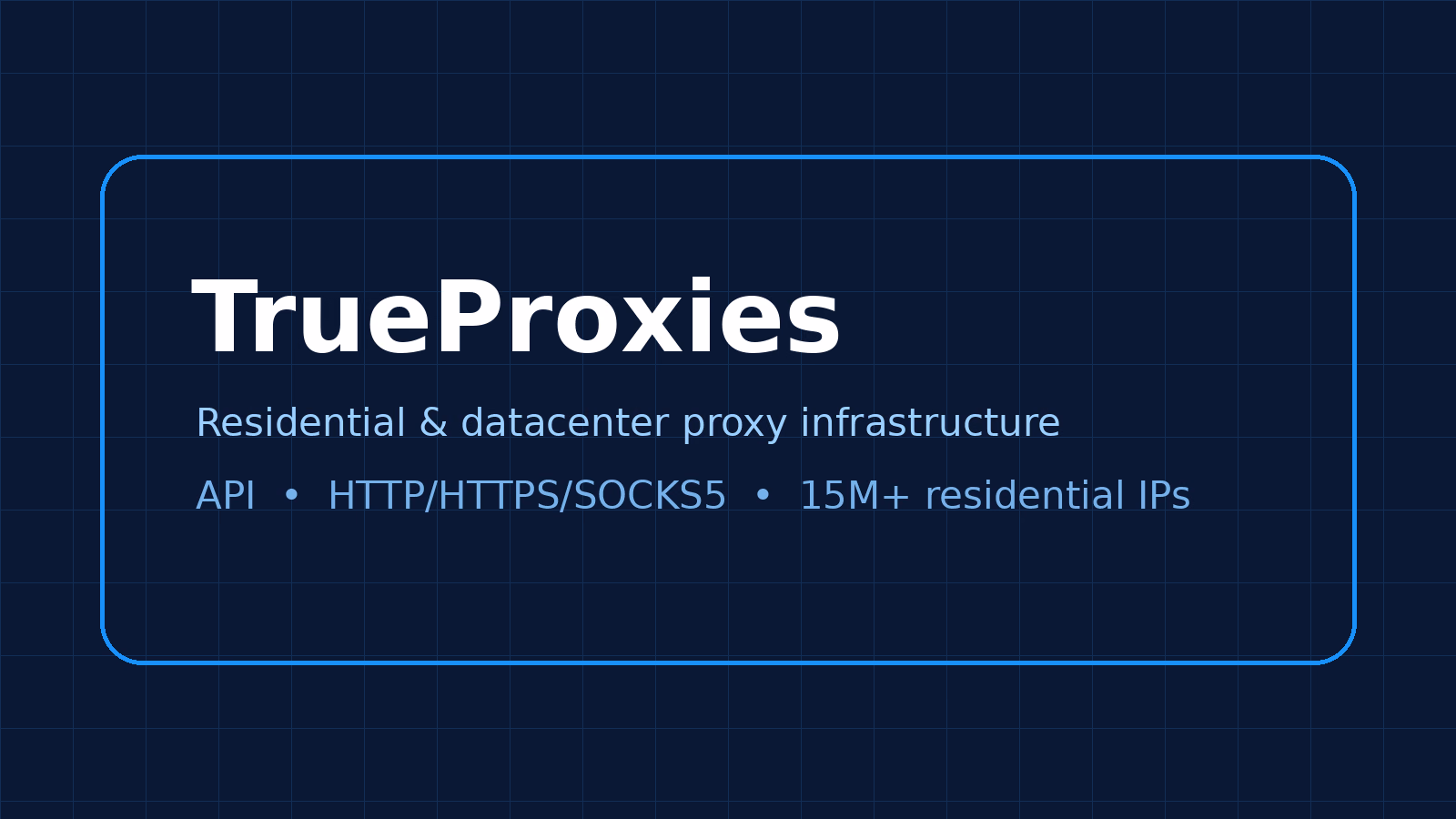 TrueProxies preview