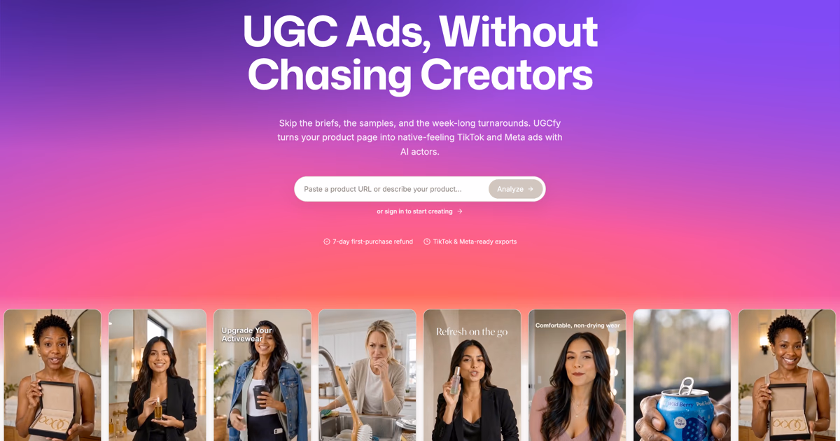 UGCfy AI preview