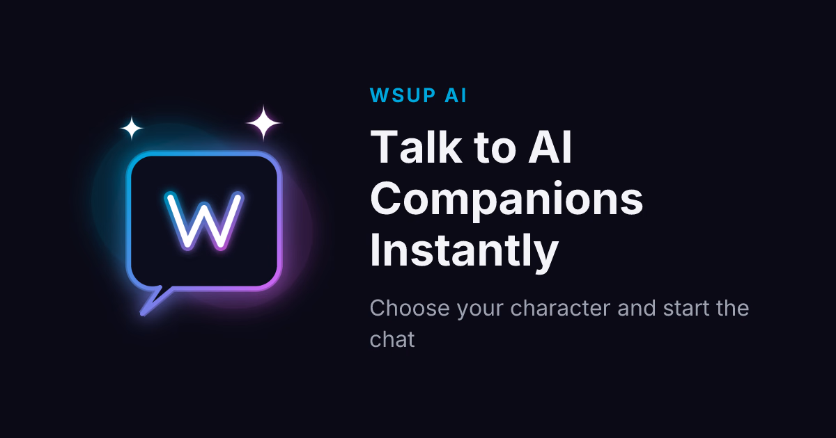 WSUP AI: Free AI Character Chat preview